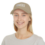 HCKY SZN Low Profile Embroidered Baseball Cap - Khaki (White Logo)