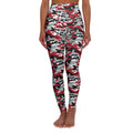 HCKY SZN High Waisted Yoga Leggings (Buckeye Camo)