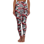 HCKY SZN High Waisted Yoga Leggings (Buckeye Camo)