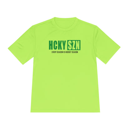 Every Season is HCKY SZN Performance Tee (Green Logo) - Various Colors