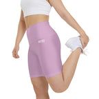HKY SZN High Waisted Workout Shorts (Dusty Pink)