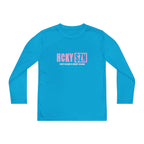 Every Season is HCKY SZN Youth Competitor Long Sleeve Tee (Pink Logo) - Various Colors