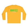 HCKYSZN (All Gas) Long Sleeve Adult Performance Tee - Gold/Lime/White