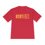 HCKYSZN (Flagship Logo) Adult Performance Tee - Red/Mango