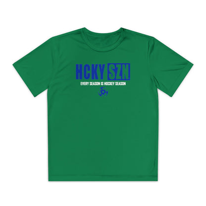 Every Season is HCKYSZN Youth Competitor Tee (Royal Blue Logo) - Various Colors