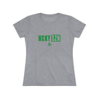 Women’s Hockey Vibe Triblend Tee (Green Logo)