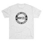 HCKY SZN Circle Logo TriBlend Tee Shirt (Black) - Various Colors