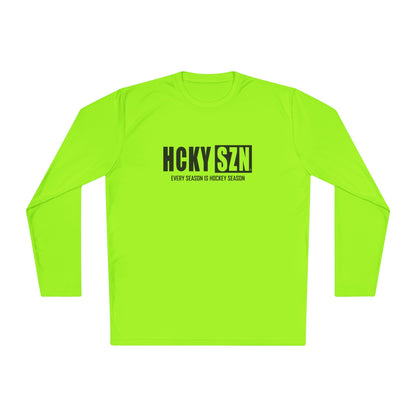 Every Season is HCKYSZN Performance Long Sleeve Tee - Black Logo