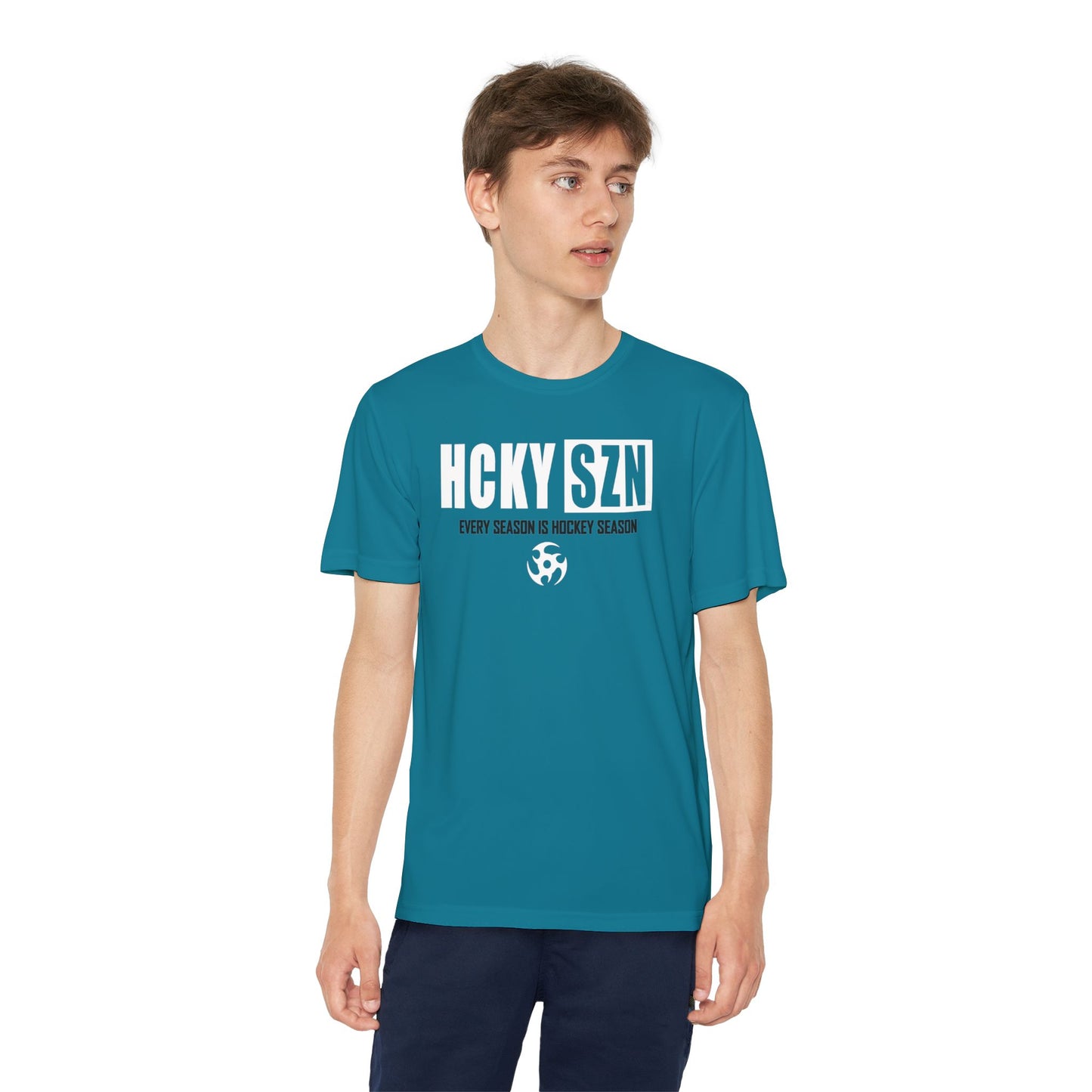Every Season is HCKY SZN Youth Competitor Tee (White Logo) - Various Colors