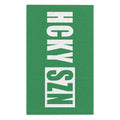 HCKY SZN 11x18 Skate Towel (Green) Hockey Towel