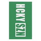 HCKY SZN 11x18 Skate Towel (Green) Hockey Towel
