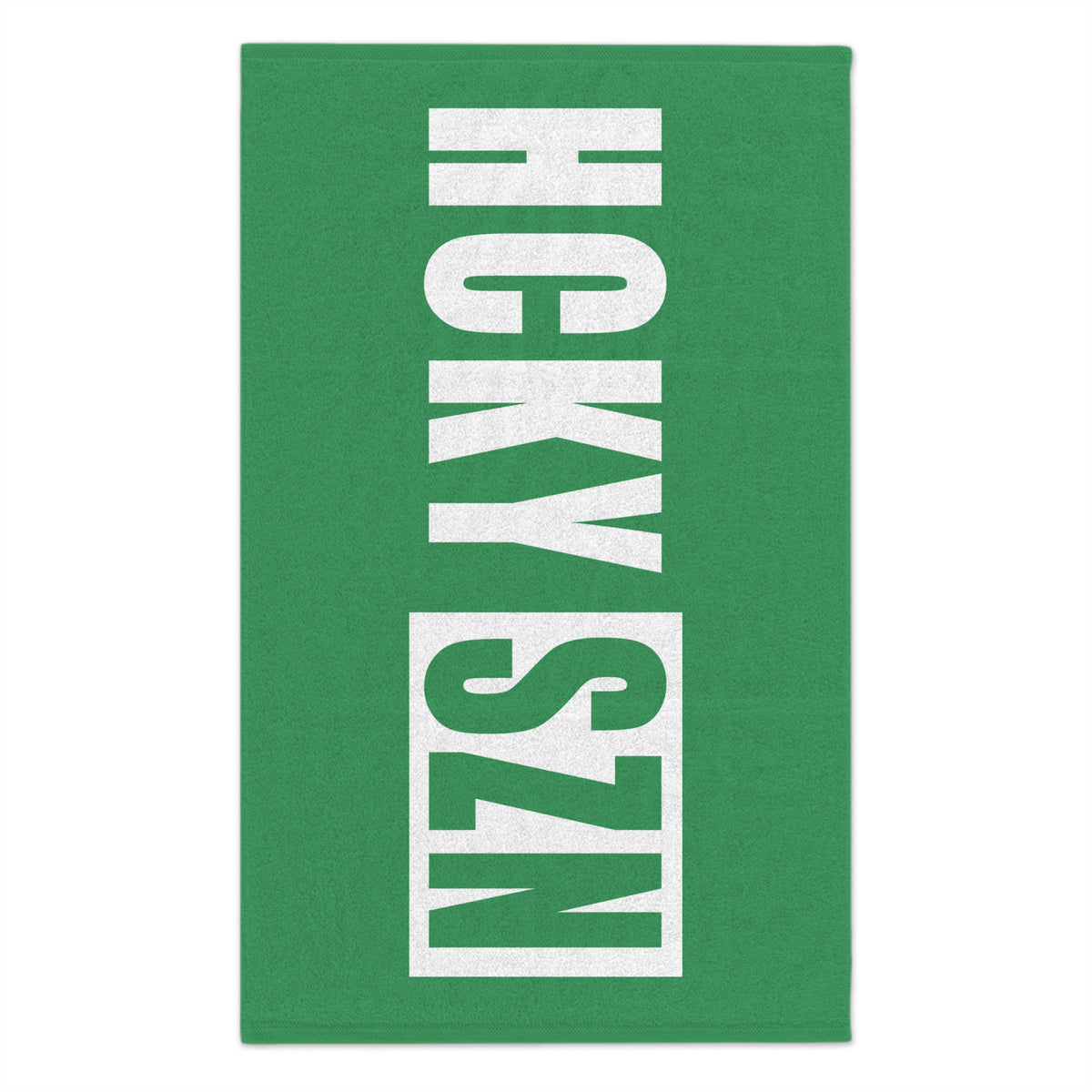 HCKY SZN 11x18 Skate Towel (Green) Hockey Towel