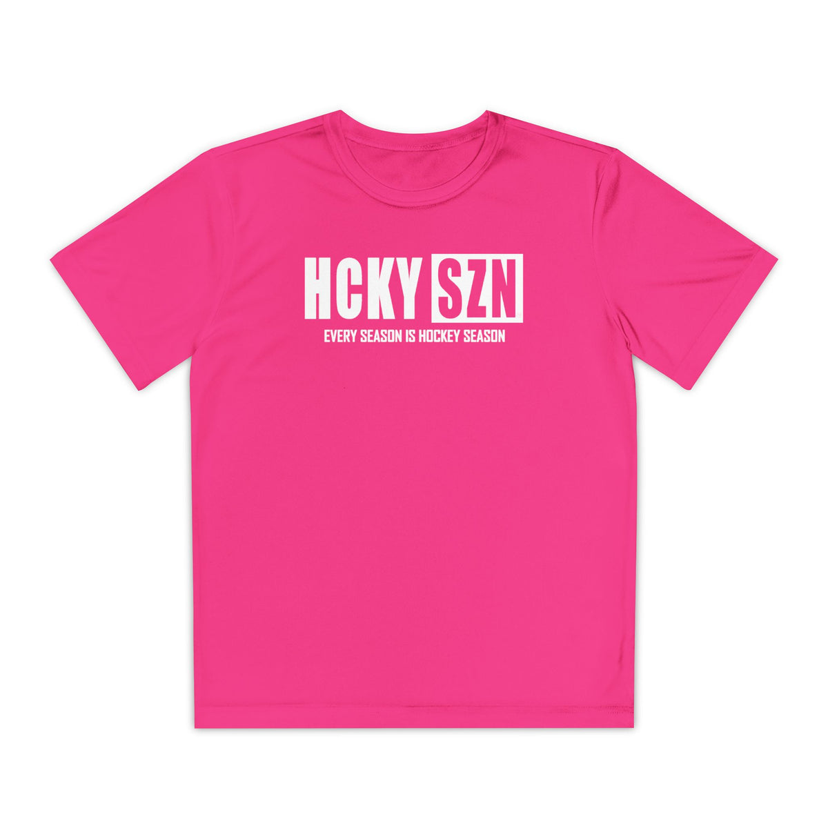 Every Season is HCKYSZN Youth Competitor Tee - White Logo