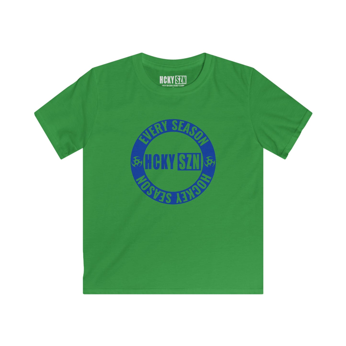 Youth Circle SZN Softstyle Tee (Blue Logo) - Various Colors