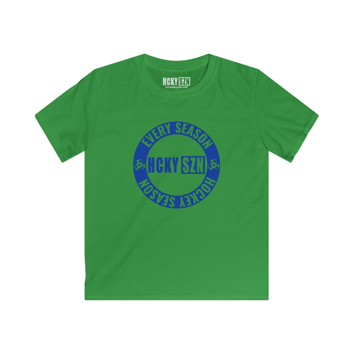 Youth Circle SZN Softstyle Tee (Blue Logo) - Various Colors