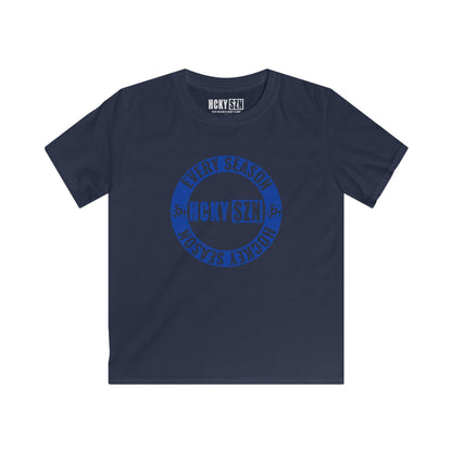 Youth Circle SZN Softstyle Tee (Blue Logo) - Various Colors