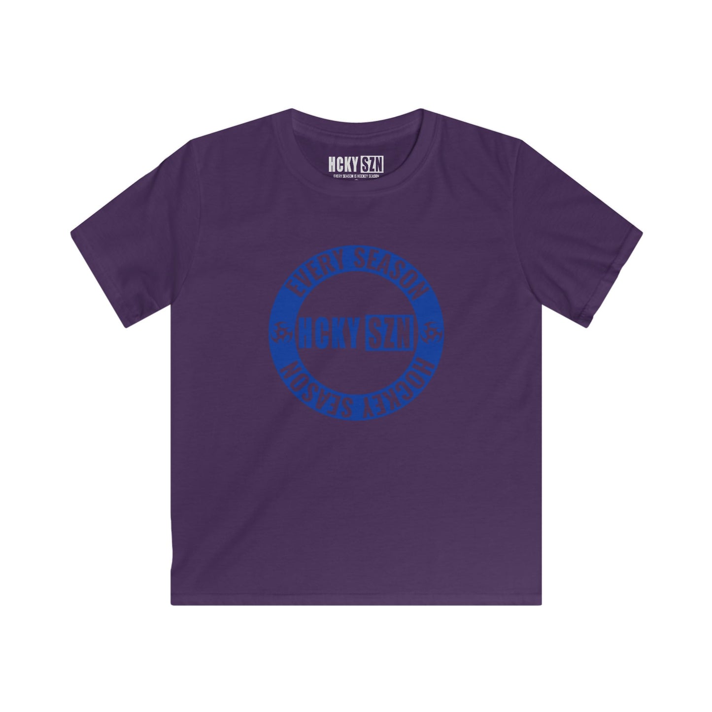 Youth Circle SZN Softstyle Tee (Blue Logo) - Various Colors