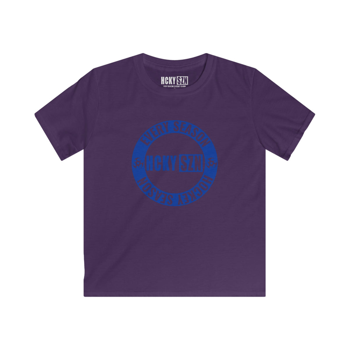 Youth Circle SZN Softstyle Tee (Blue Logo) - Various Colors