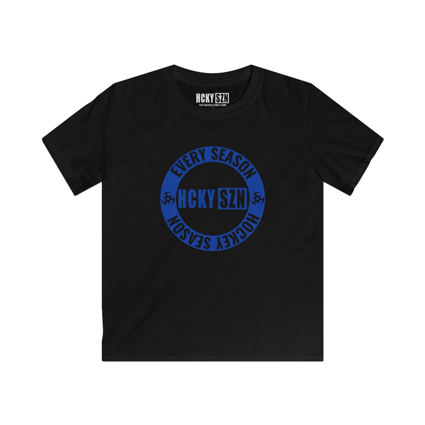 Youth Circle SZN Softstyle Tee (Blue Logo) - Various Colors