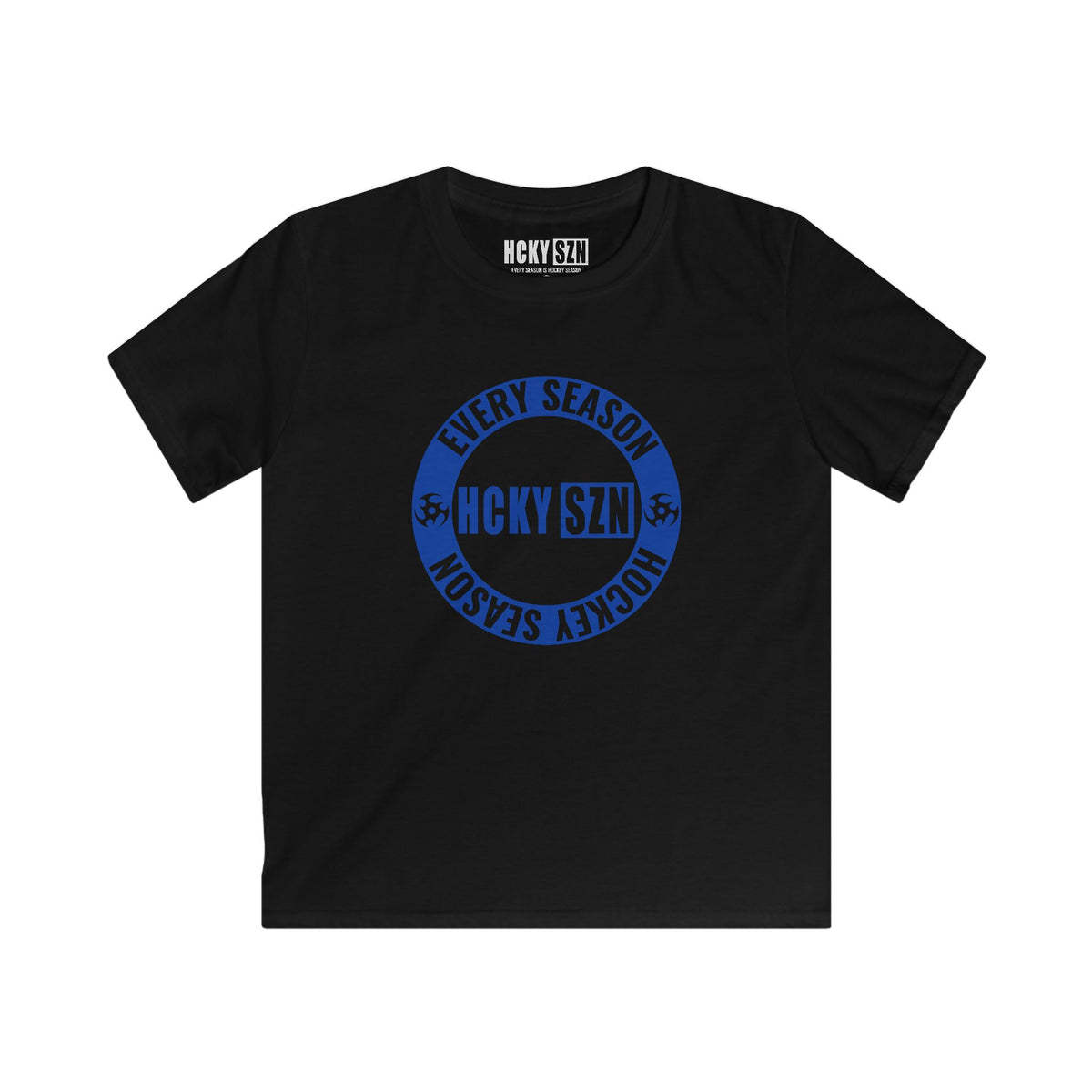 Youth Circle SZN Softstyle Tee (Blue Logo) - Various Colors