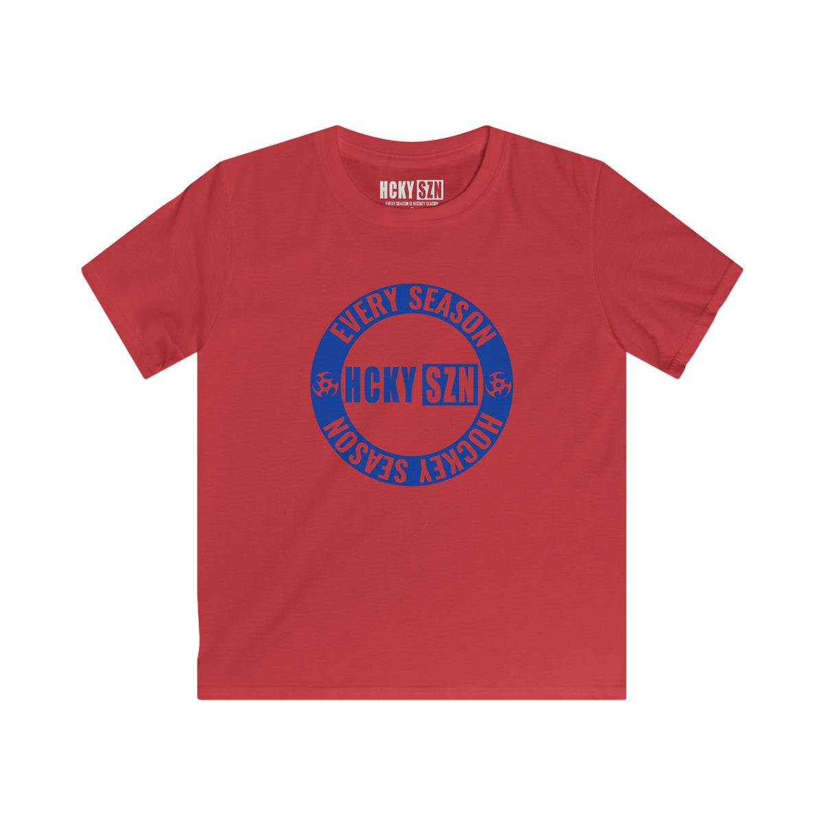Youth Circle SZN Softstyle Tee (Blue Logo) - Various Colors