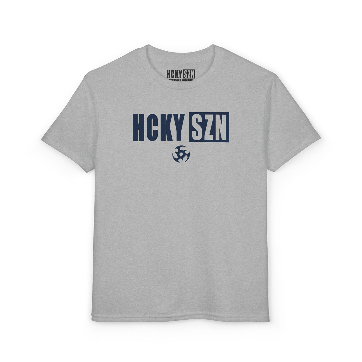Youth HCKY SZN DryBlend Tee Shirt (Navy Logo) - Various Colors