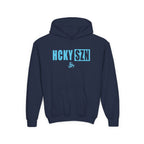 Youth HCKY SZN (Sky Blue Logo) Hooded Sweatshirt - Various Colors