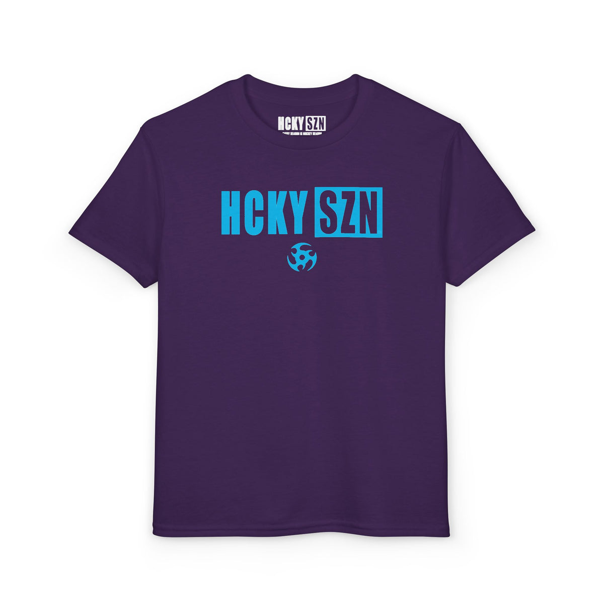 Youth HCKY SZN DryBlend Tee Shirt (Sky Blue Logo) - Various Colors
