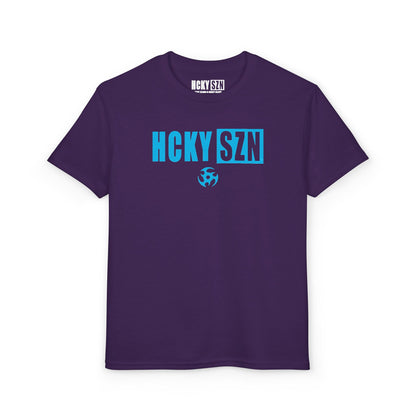Youth HCKY SZN DryBlend Tee Shirt (Sky Blue Logo) - Various Colors