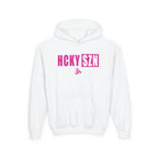 Youth HCKY SZN (Hot Pink Logo) Hooded Sweatshirt - Various Colors
