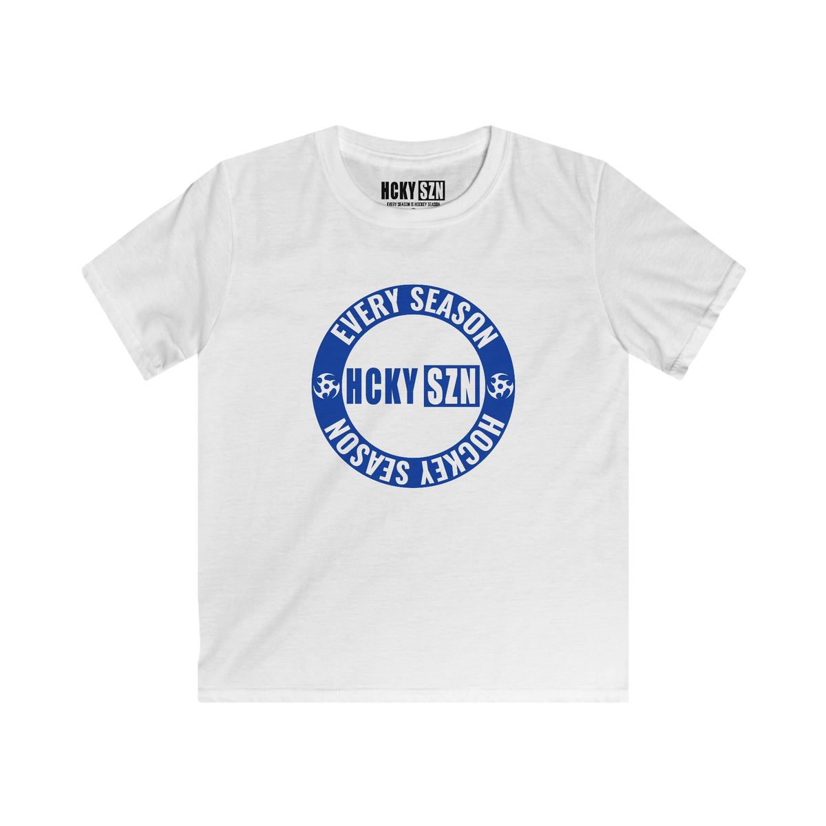 Youth Circle SZN Softstyle Tee (Blue Logo) - Various Colors