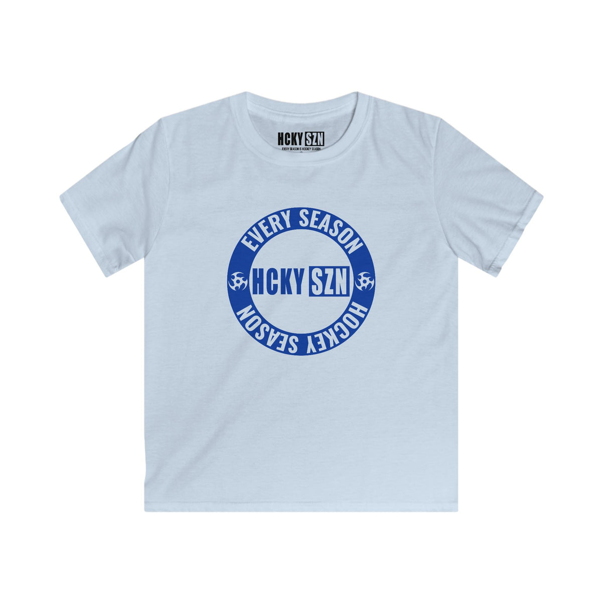 Youth Circle SZN Softstyle Tee (Blue Logo) - Various Colors