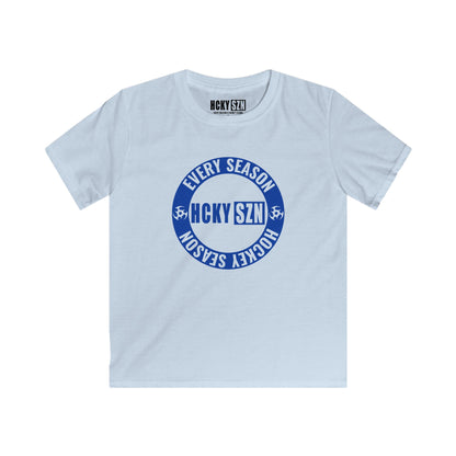 Youth Circle SZN Softstyle Tee (Blue Logo) - Various Colors