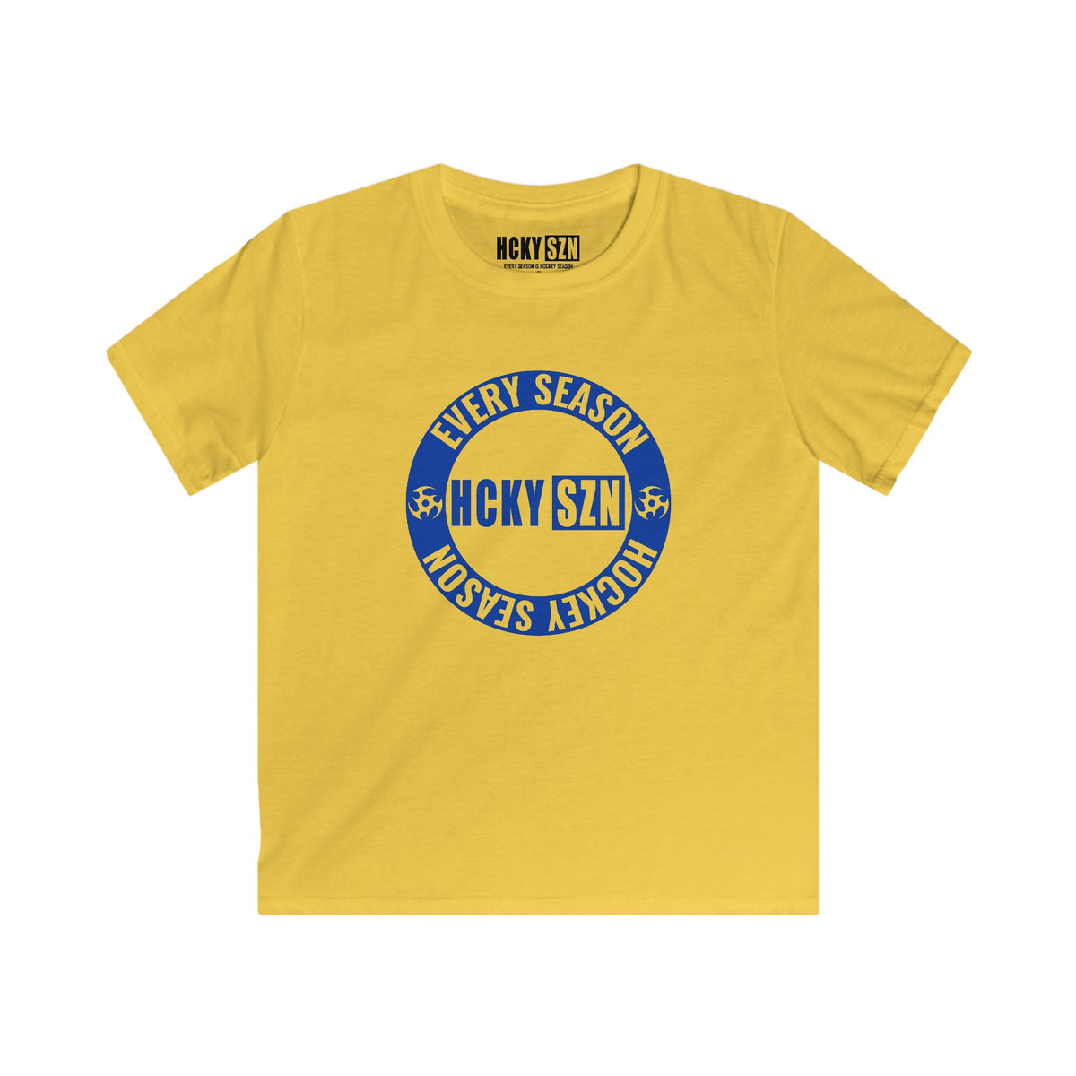 Youth Circle SZN Softstyle Tee (Blue Logo) - Various Colors