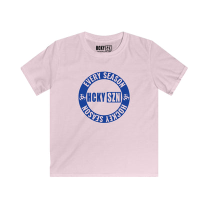 Youth Circle SZN Softstyle Tee (Blue Logo) - Various Colors