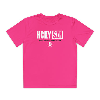 Every Season is HCKY SZN Youth Competitor Tee (White Logo) - Various Colors