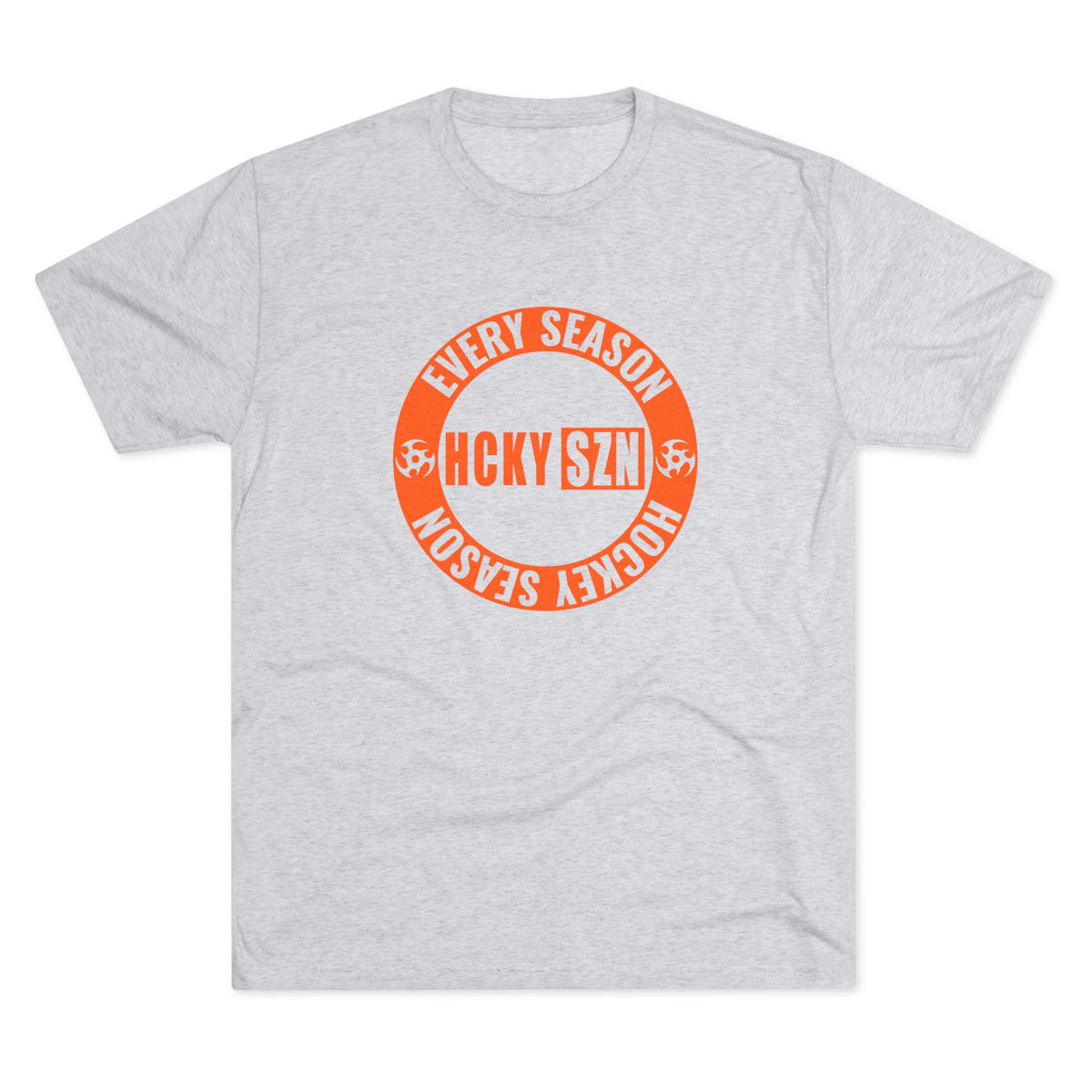 HCKY SZN Circle Logo TriBlend Tee Shirt (Orange) -Various Colors