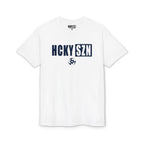 HCKY SZN Simple Star DryBlend Tee Shirt (Navy Logo) - Various Colors