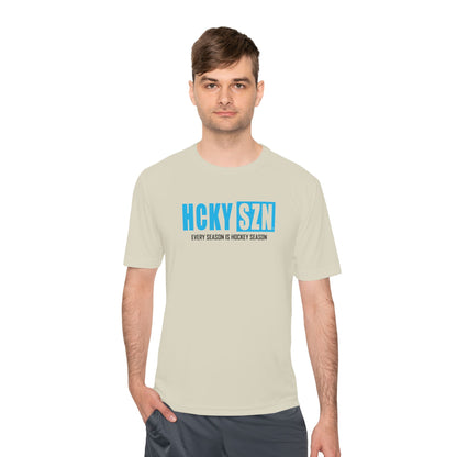 Every Season is HCKYS Performance Tee - Sky Blue Logo