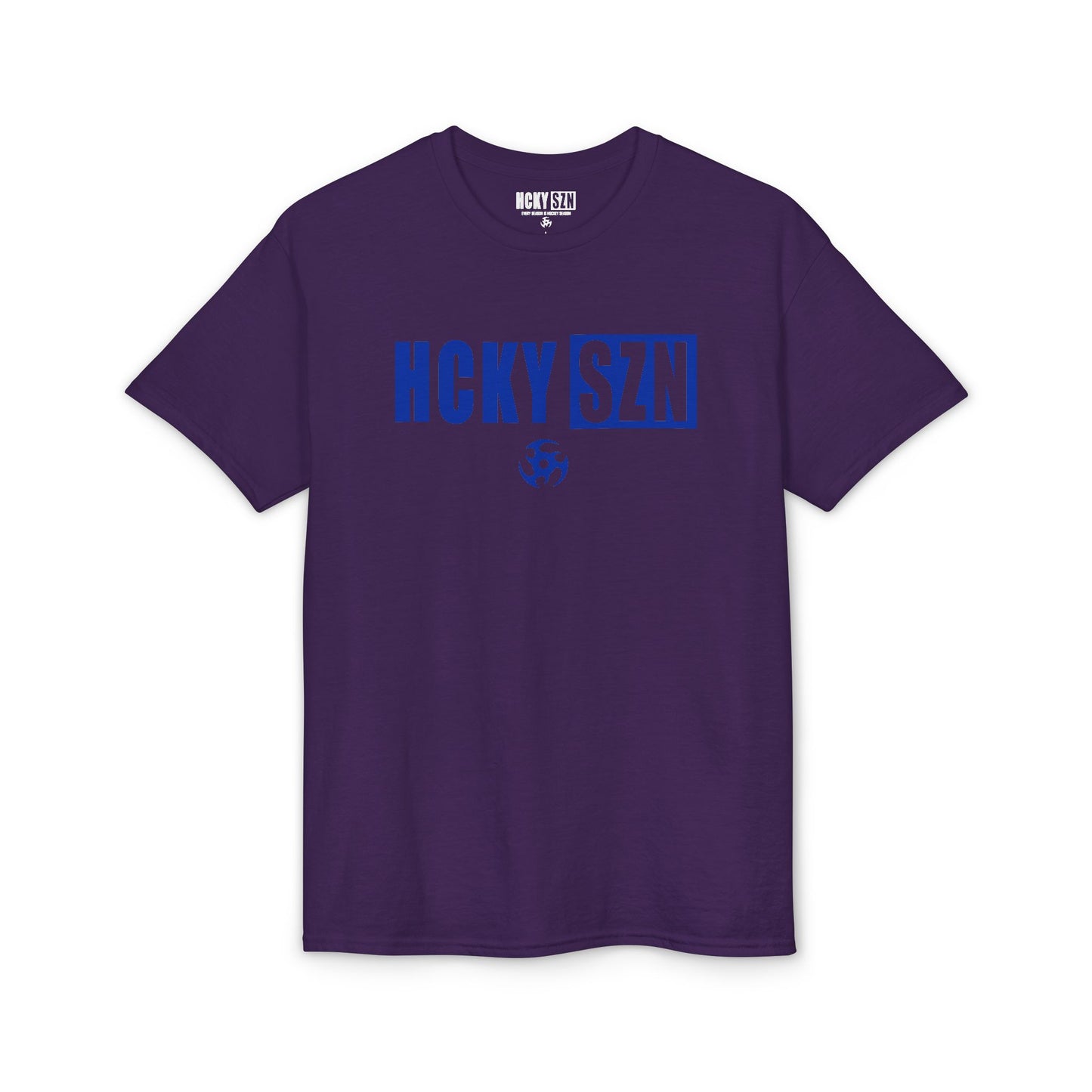 HCKY SZN Simple Star DryBlend Tee Shirt (Blue Logo) - Various Colors