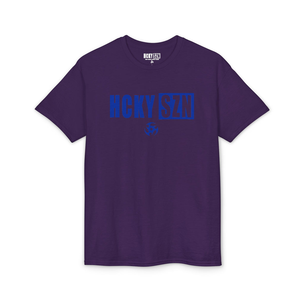 HCKY SZN Simple Star DryBlend Tee Shirt (Blue Logo) - Various Colors