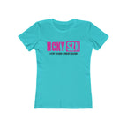 Every Season Is Hockey Season Women's Boyfriend Tee (Hot Pink Logo) - Various Colors