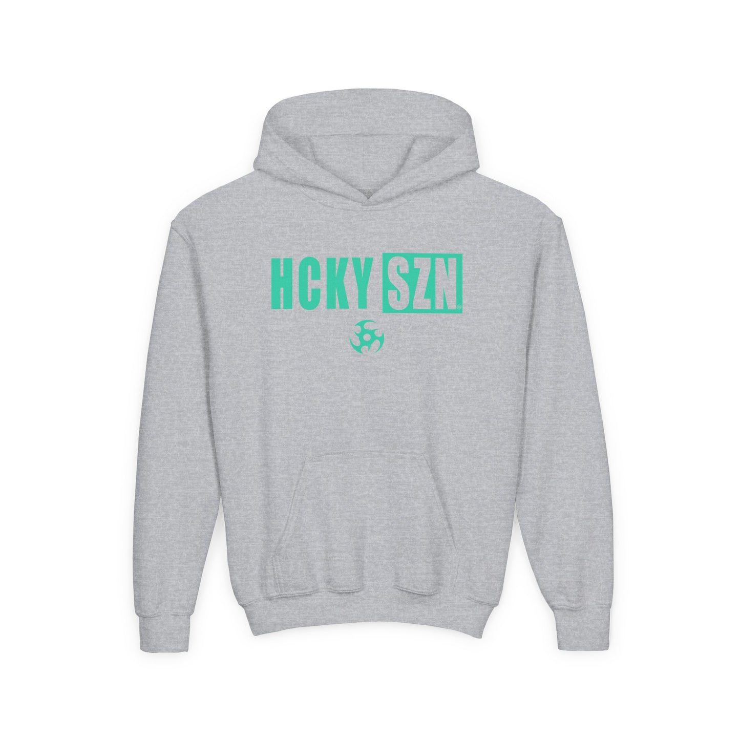 Youth HCKY SZN (Seafoam Logo) Hooded Sweatshirt - Various Colors
