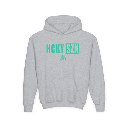 Youth HCKY SZN (Seafoam Logo) Hooded Sweatshirt - Various Colors