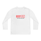 Every Season is HCKY SZN Youth Competitor Long Sleeve Tee (Peach Logo) - Various Colors