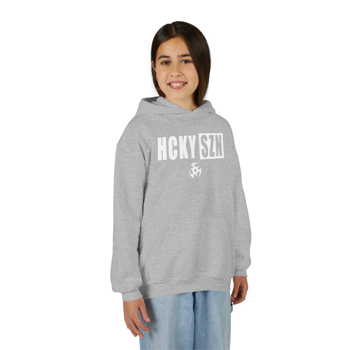 Youth HCKY SZN (White Logo) Hooded Sweatshirt - Various Colors
