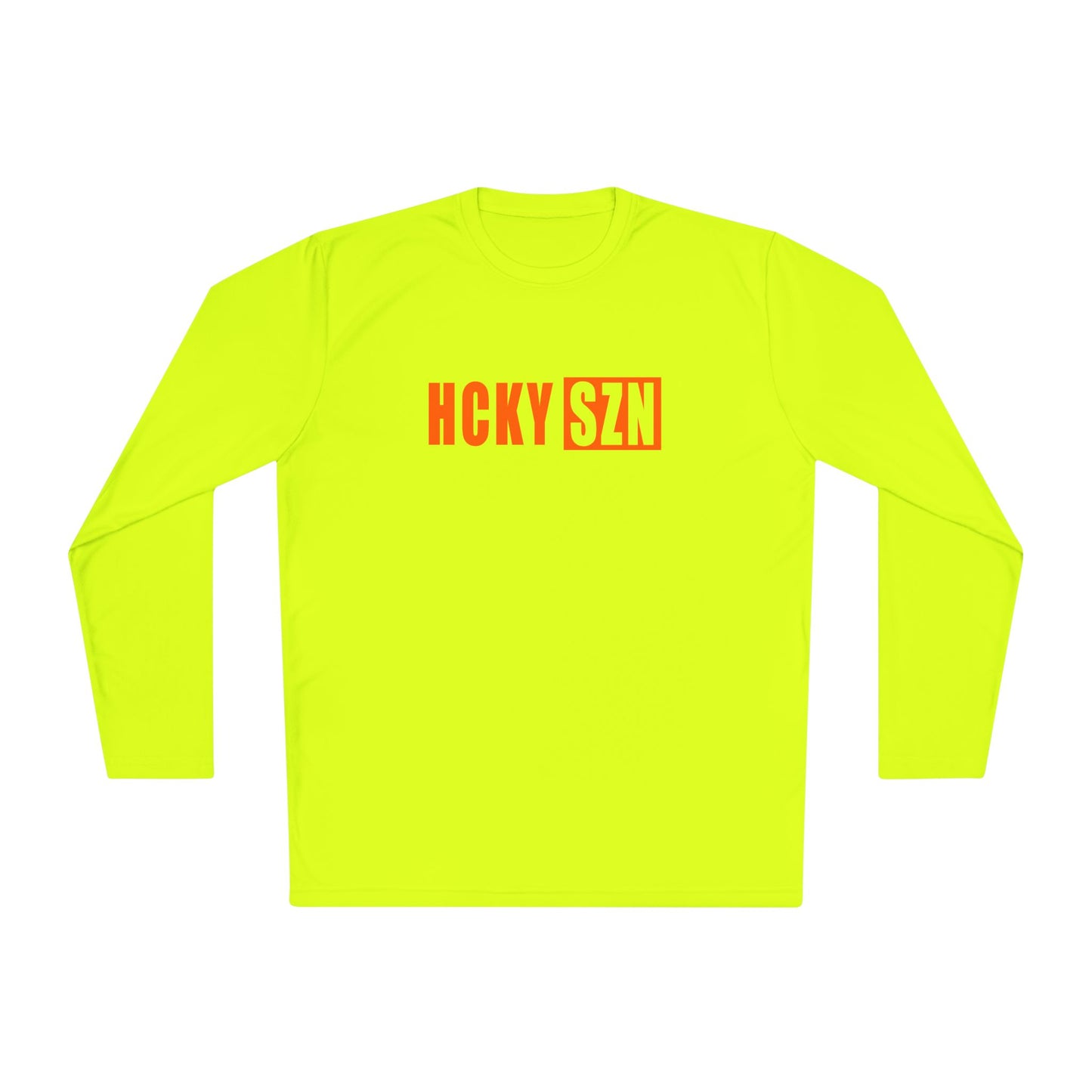 HCKY SZN Performance Long Sleeve Tee (Orange Logo) - Various Colors