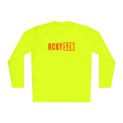 HCKY SZN Performance Long Sleeve Tee (Orange Logo) - Various Colors