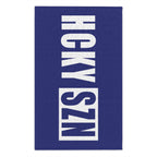 HCKY SZN 11x18 Skate Towel (Blue) Hockey Towel