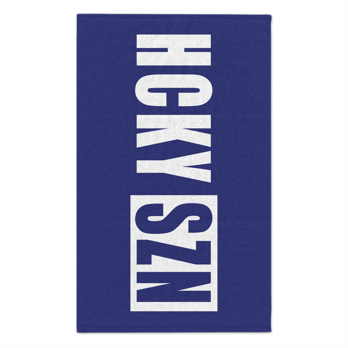 HCKY SZN 11x18 Skate Towel (Blue) Hockey Towel